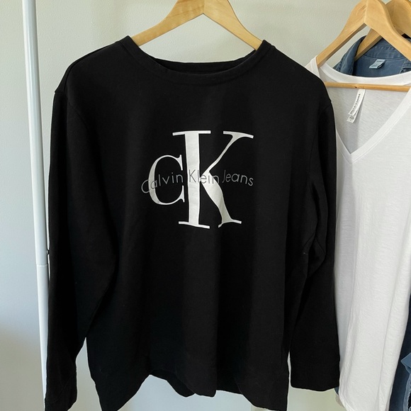 Calvin Klein — Crewneck Sweatshirt — M — Black - Picture 3 of 5